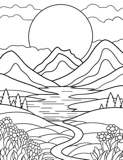 Nature Coloring Pages Coloring Pages