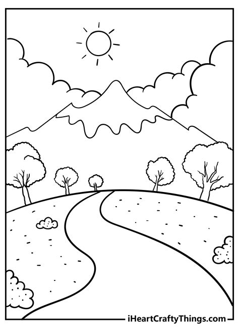 Nature Coloring Shee