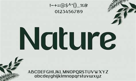 Nature Font Free Download