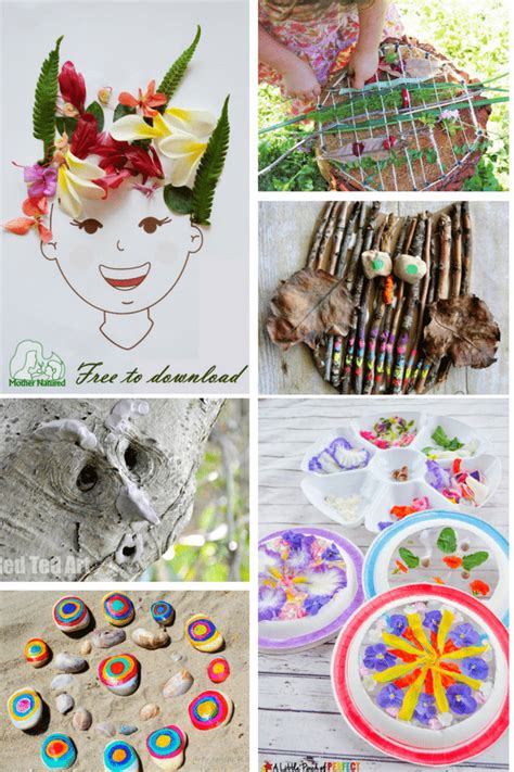 Nature Inspired Crafts Activities for Kids - Kids Art & Craft