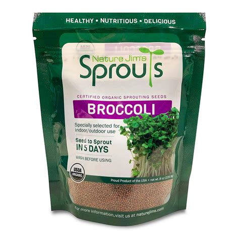 Nature Jims Sprouts Broccoli Sprout Seeds - Walmart