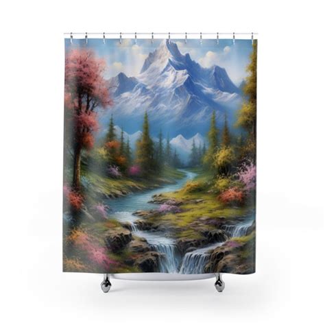 Nature Scenes Shower Curtains - Etsy