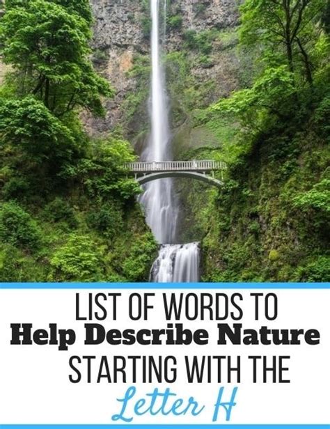 Nature Words That Start With H - Self Development Journey