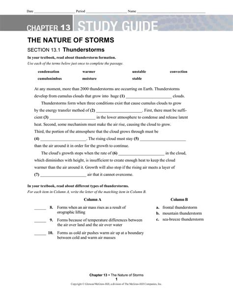 Nature of storms study guide answers. - Johnson 120 outboard motor owners manual.