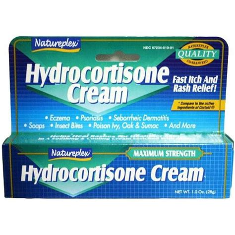 Natureplex hydrocortisone cream ingredients.  It should only be used exte...