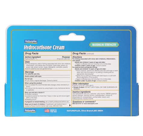 Natureplex hydrocortisone cream review.  Maximum Strength Cream helps hea...