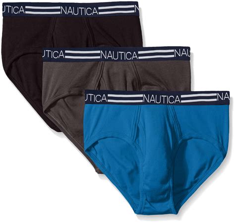 Nautica mens briefs. Men's Boxer Briefs, Soft and Breathable Cotton Underwear with ComfortFlex Waistband, Multipack. 4.6 out of 5 stars 18,792. 100+ bought in past month. $29.99 $ 29. 99. Typical: $44.88 $44.88. FREE delivery Oct 25 - 27 . Hanes. 043935493608 Mens Tagless Boxer Briefs with ComfortSoft Waistband44; Black - 3XL - Pack of 4. 