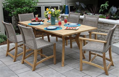 Nautica outdoor furniture. Yushin 5 Pieces Patio Dining Set, Space Saving Wicker Patio Furniture Conversation Set With Glass Table And Seat Cushions, Outdoor Sectional Table And Chairs For Garden, Lawn, Yard, Porch (beige) by Latitude Run®. $293.99 $389.99. ( 9) Free shipping. 