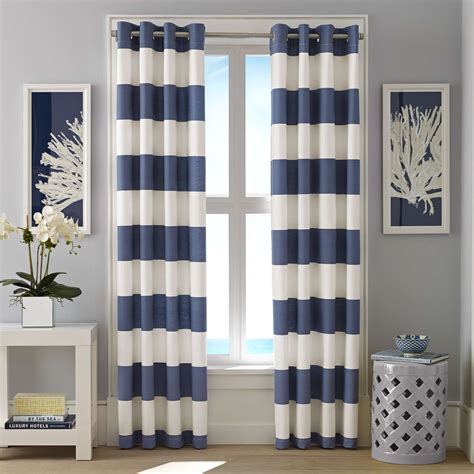 Nautical curtains for bedroom. Maintaining this stunning curtain is a breeze, as it can be dry cleaned as needed. $99.99 $268.99. Designer Advice: Pair this curtain panel with matching or contrasting decor elements such as cushions, rugs, or wall art to create a cohesive and luxurious interior design. Shop at WAYFAIR. 