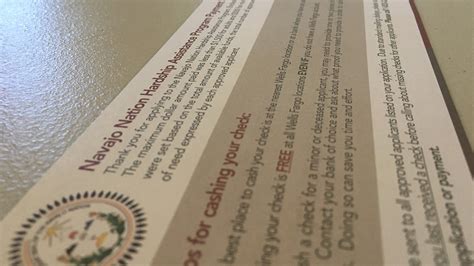 Navajo nation hardship when is it coming. .  ...