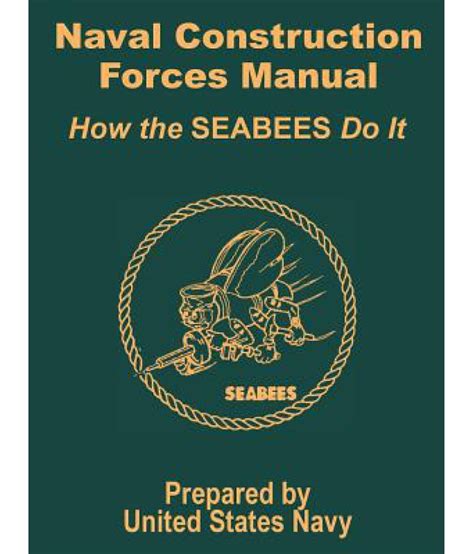Naval construction forces manual how the seabees do it. - Tempo sidekick t n user manual.