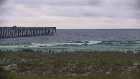 50 Best Beach Cams in U.S. Boardwalk Cams. Pier Cams. Destin, FL Webcams View live cams in Destin and see what’s happening at the beach. Check the current weather, surf conditions, and beach activity and enjoy live views of your favorite Florida beaches. Nearby beaches Destin Miramar Beach Pensacola Beach Sandestin Beach Santa Rosa Beach ....