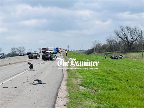 Navasota accident today. Given the size and weight of an 18-wheeler, the aftermath of a truck accident can be disastrous, often leaving victims with terrible injuries and astronomical medical bills. Moreov... 