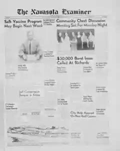 Navasota examiner newspaper. .  ...