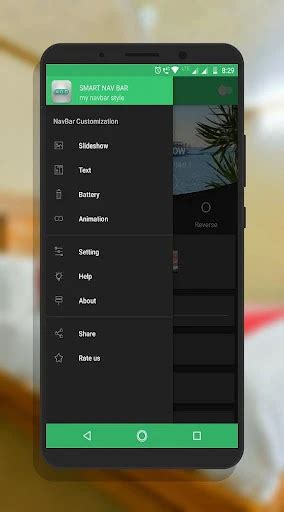 Navbar Slideshow Apk Set Your Own Picture On The Navigation Bar TFP