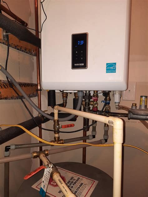 Navien tankless water heater age. Apr 23, 2020 · According to Energy Star, gas tankless water heaters have a UEF of at least 0.87 to as high 0.97 for the most efficient gas units, known as condensing gas models, which use a second heat exchanger to heat water with the exhaust gas. Electric tankless water heaters have a UEF of 0.96 to 0.99, while the UEF of commercial tank water heaters can ... 