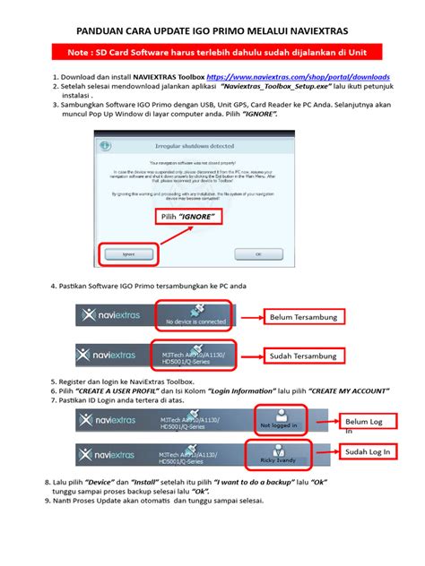 Naviextras com igo primo. 1 Initial set-up Naviextras. com user profile.  (only in Eng...