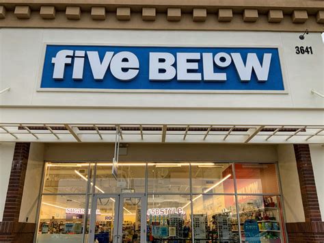Five Below Inc. is an American chain of specialty discount stores that sells products that are less than $5, plus a small assortment of products from $6 to $25. [2] Founded by Tom Vellios and David Schlessinger and headquartered in Philadelphia, Pennsylvania, the chain is aimed at tweens and teens. [2]. 