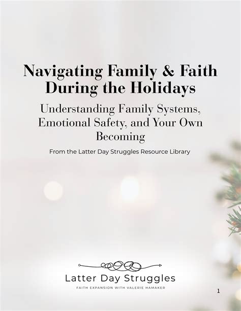 Navigating Faith and Family