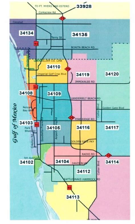 Navigating Naples With The Naples Zip Code Map Caribbean Map