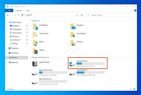 Navigating in Windows 10 File Explorer - dummies