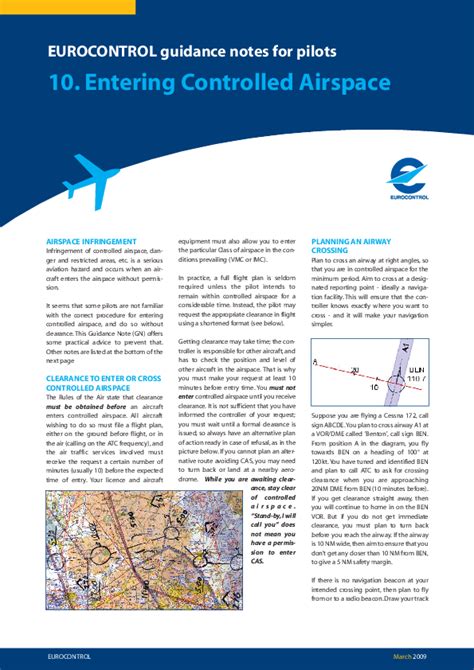 Navigation Procedures in Controlled Airspace