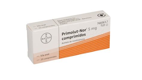 Navodilo za uporabo Primolut Nor 5 mg tablete , ker vsebuje …