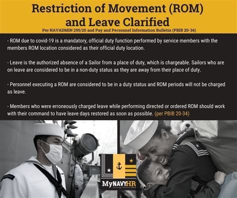 Navy: ROM Is Official Duty Status - United States Navy