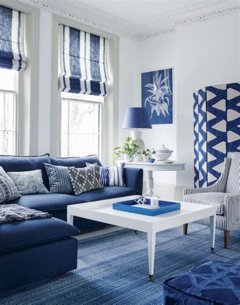 Navy Blue And White Interior Design