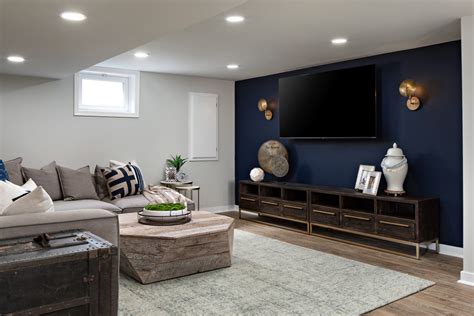 Navy Blue Basement Ideas - Openbasement