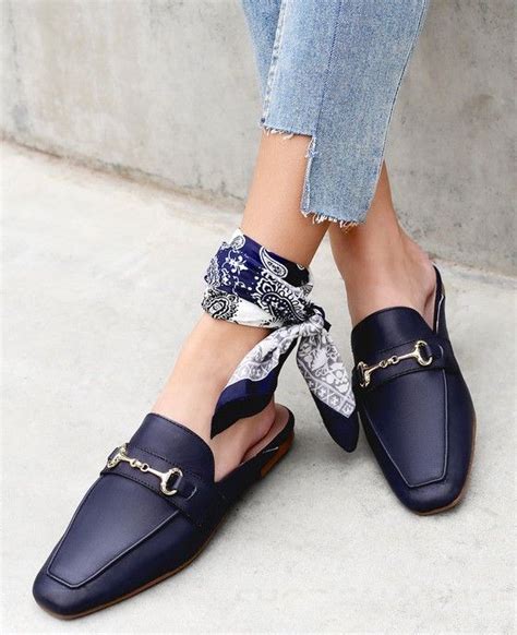 Navy Blue Mules Shoes: Elevate Your Style with Classic Sophistication