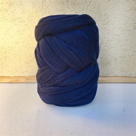 Navy Chunky Yarn - Etsy