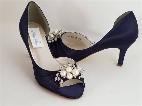 Navy Heels For Wedding