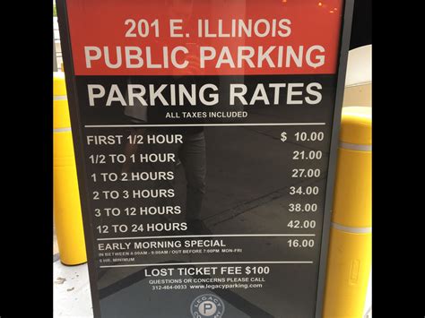 Navy Pier Parking Prices