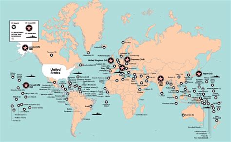 Navy bases around the world. So, as you can see from the list that we have curated, the U.S Air Force has the most number of bases outside of the U.S, followed by the U.S Navy, and the U.S Army bases around the world. Names of U.S … 