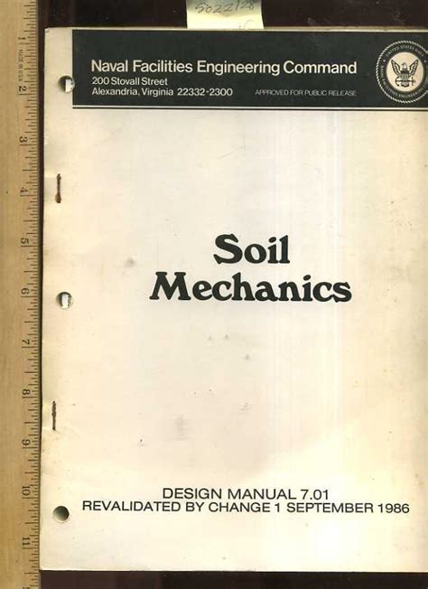 Navy design manual 7 soil mechanics. - Bishman tire changer 931a parts manual.