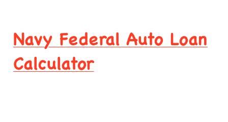 ... rates and application processes from our auto loans. Can I finance my commercial or business vehicle with a Navy Federal auto loan? No, you can't finance a ...