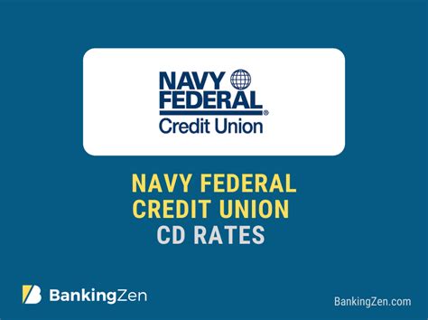 Navy federal credit union cd rates. Learning Center Resources We’ve More Than Tripled Our Rate on a 3-Month Standard Certificate 1 Earn 4.00% APY for a powerful boost to your savings. See the Rates What's Better Than Guaranteed Earnings? Protect yourself against inflation and market ups and downs. With a certificate, your money will grow securely, with guaranteed returns. 