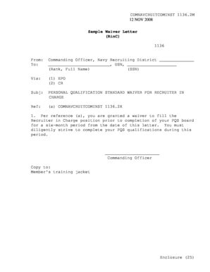 Navy prt waiver. the PRT (if medically cleared), but not within the first five working days of checking in. If the Sailor is authorized an acclimatization period for the PFA and the acclimatization period will extend beyond the Navy’s PFA cycle, the Sailor is still required to participate in the BCA. 