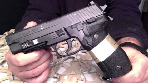 The Sig Sauer P226 is a semi-automatic weapon tha