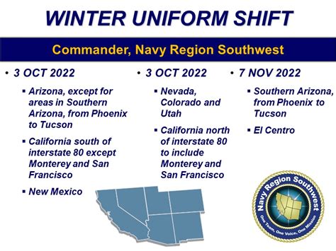 Navy uniform guidance shift to winter uniform > Joint Base …