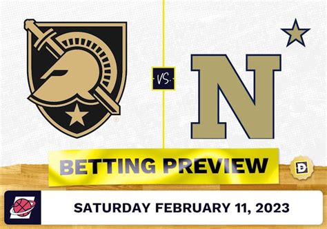 Navy vs. Army CBB Predictions and Odds - Feb 12, 2024