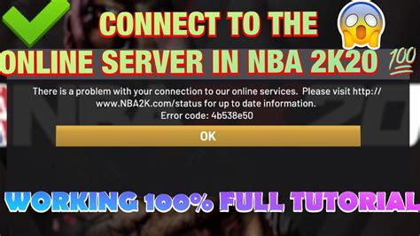 Oct 7, 2023 · Description to solve the error 4B538E50 on NBA 2K20. Here you can find all the options offered by 2K to fix this issue.Apparently, some people are having the... . 