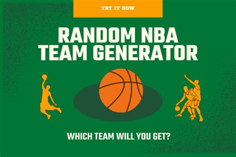 Nba team generator. The Song Association Game is a super fun online game to test your musical knowledge. Try the amazing Random Pokemon Generator to get a random pokemon and stats. The Ice Breaker Generator gives you awesome ice breaker questions for any situation. Random State Generator to get the best travel tips and foods for each state. 