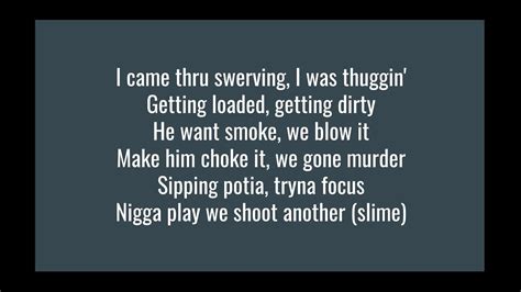 Nba youngboy i came thru lyrics. Steppa Lyrics: Berge always flexin' / It's Malik on the track / They don't know me, I'm doin' fine, so let 'em talk about me / You better keep your head on in the streets / Bust a nigga head ... 