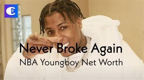 NBA Youngboy Net Worth. NBA Youngboy’s net worth is estimated to be $6 million as of March 2023. NBA Youngboy is a Louisiana-born American rapper, singer, and songwriter. Between 2015 and 2017, he released eight local and online independent mixtapes, and his work earned him a cult following. Rappers like Trippie Redd, Kevin …. 