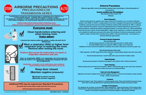 Nc Standardized Isolation Signage Statewide Program For Infection Control And Epidemiology