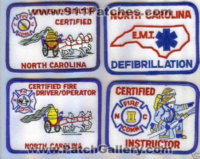 Nc fire certification patches.  This program is a federal-state partner...