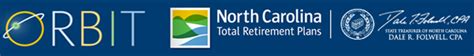 Nc orbit. Retirees from the North Carolina Retirement Systems will find the information they need about their retirement account here. Links to beneficiaries, taxes, returning to work, health benefits … 
