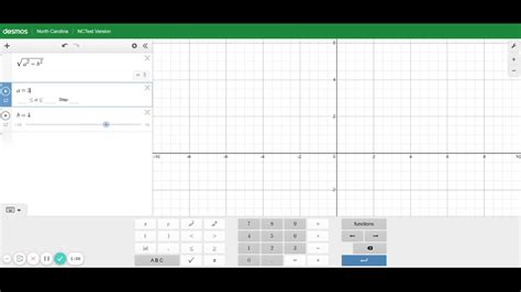 Nc testing desmos. Explore math with our beautiful, free online graphing calculator. Graph functions, plot points, visualize algebraic equations, add sliders, animate graphs, and more. 